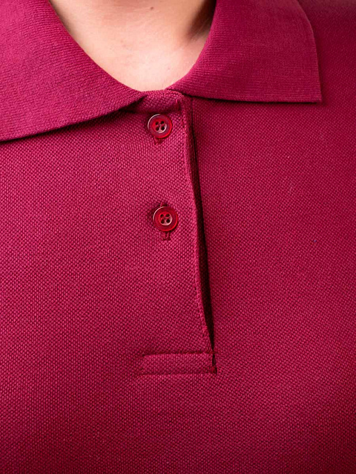 картинка Лонгслив-поло РПЖДР-018бордовый от интернет магазина